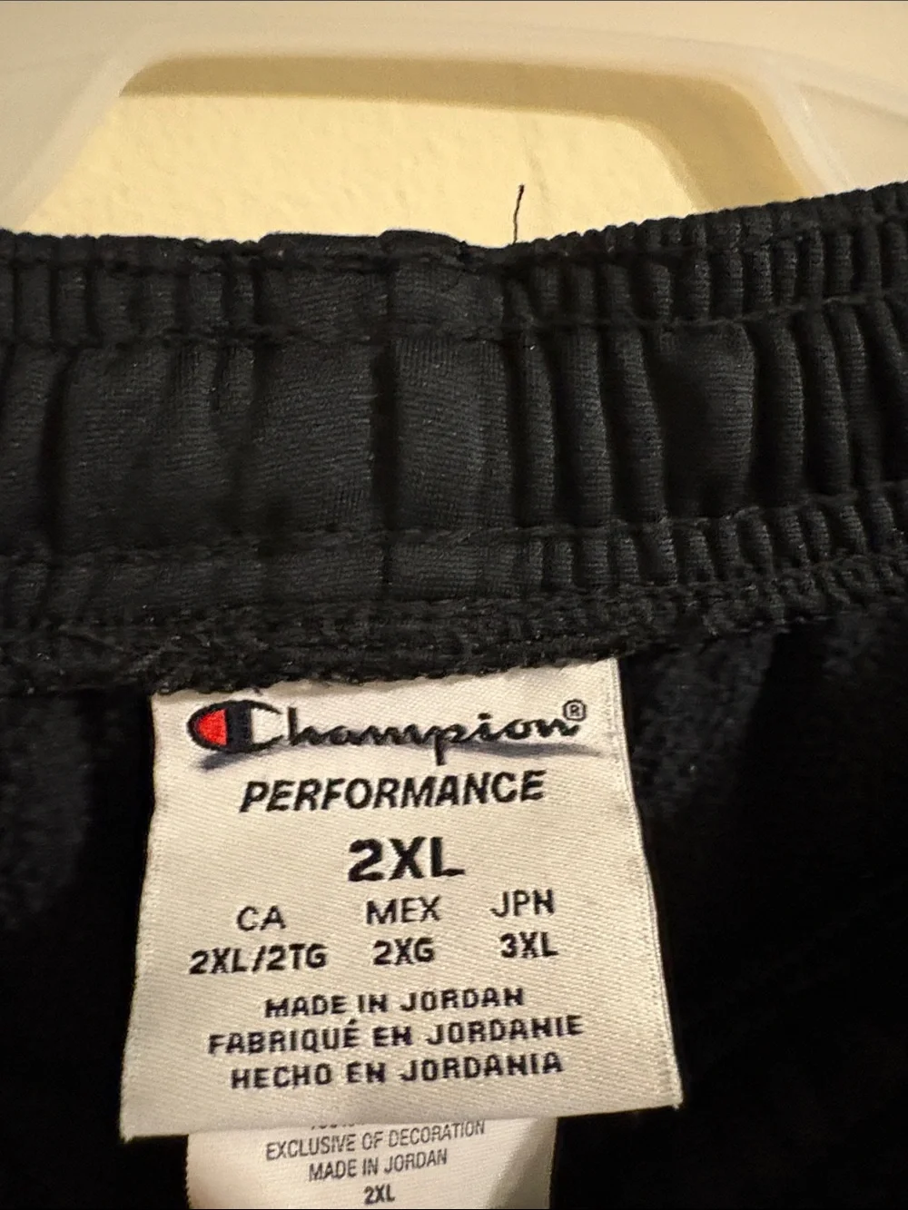 Champion Black Men's Athletic Joggers with Drawstring Waist